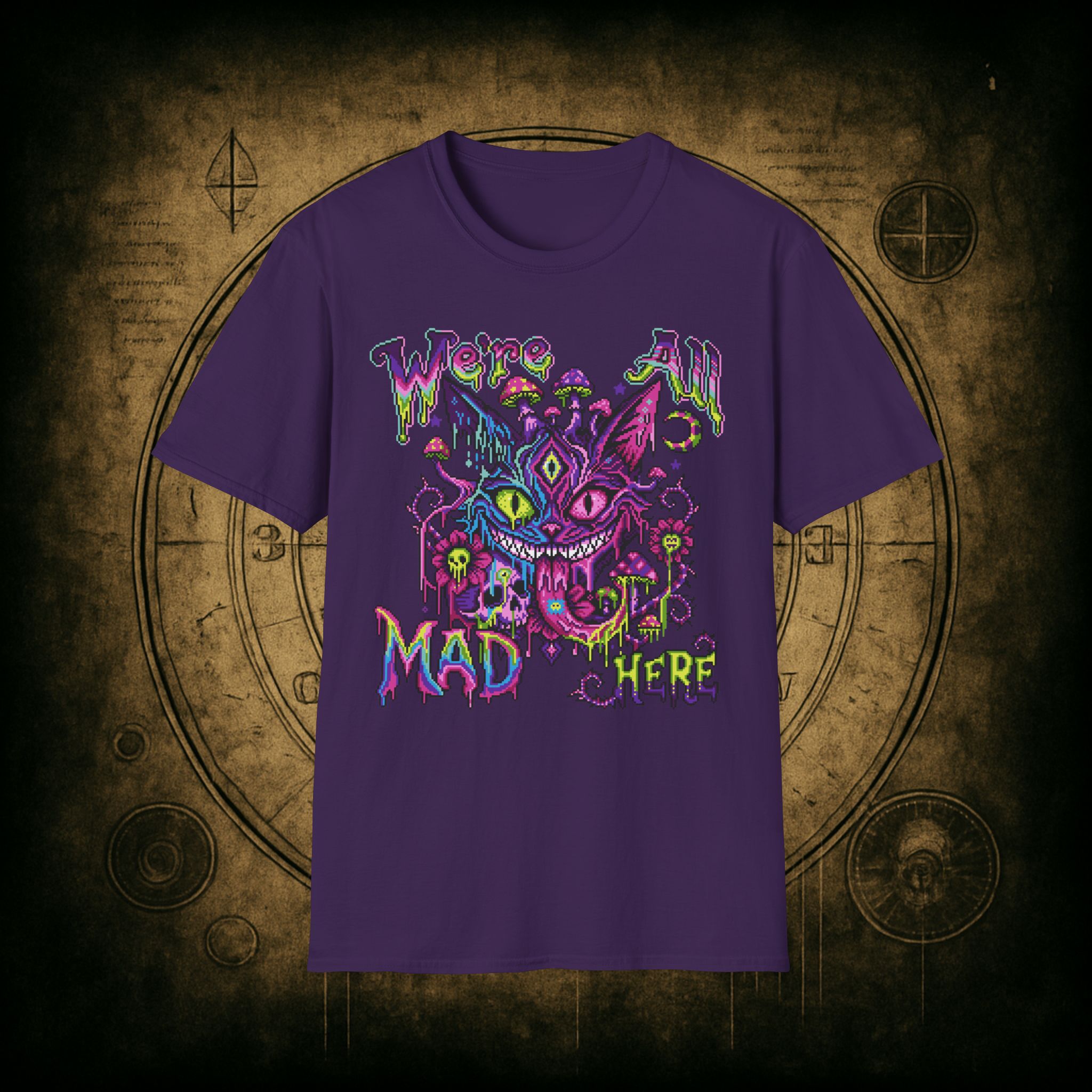 We’re All Mad Here Cheshire Cat Unisex T-Shirt