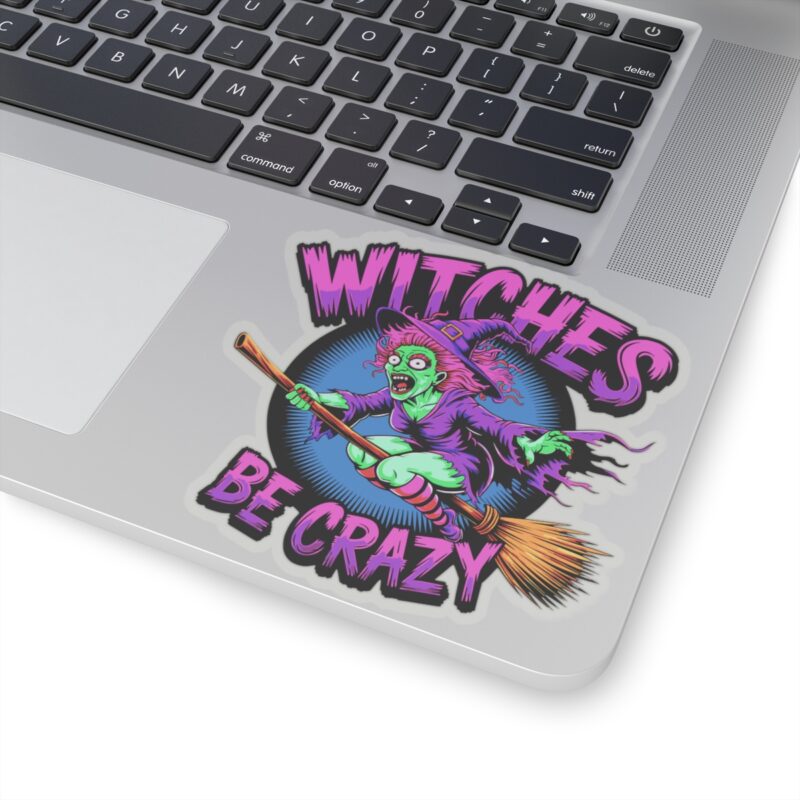 Witches Be Crazy Kiss-Cut Sticker - Image 17