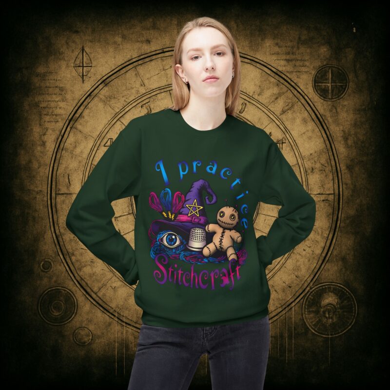 I Practice Stitchcraft Unisex Sweatshirt - Image 17