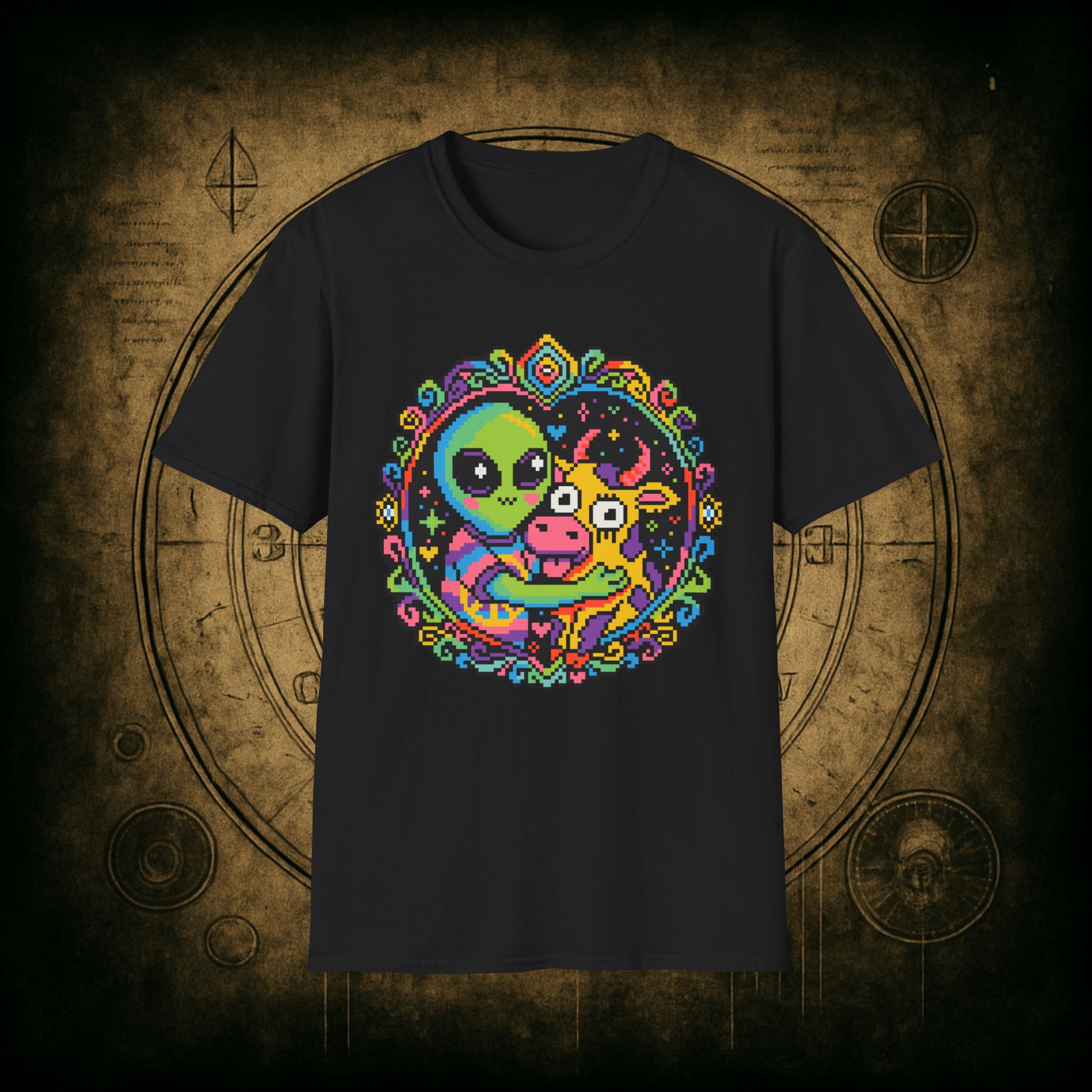 Space Cow Unisex T-Shirt - Image 6