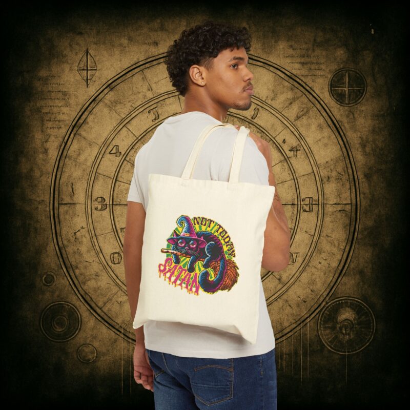 Not Today Satan Cat Tote Bag - Image 8