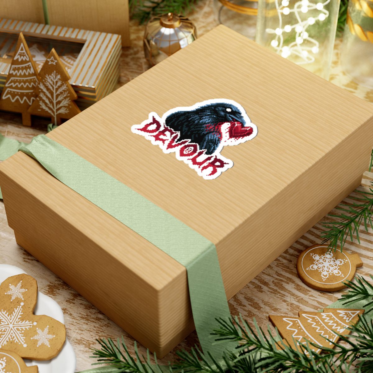 Devour Raven Kiss-Cut Sticker - Image 15