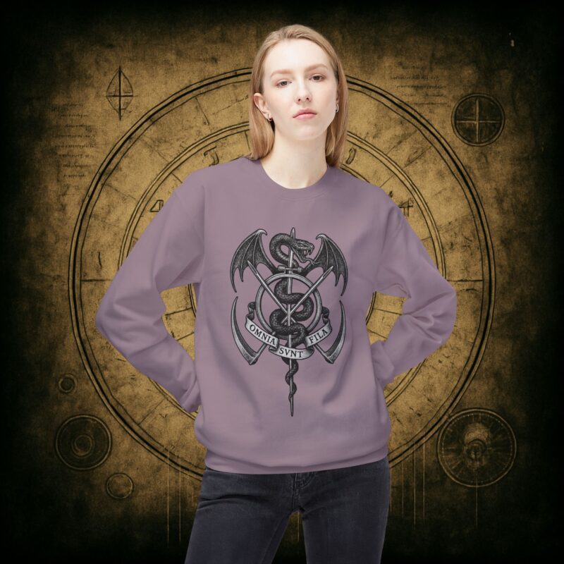 Omnia Sunt Fila Unisex Sweatshirt - Image 38