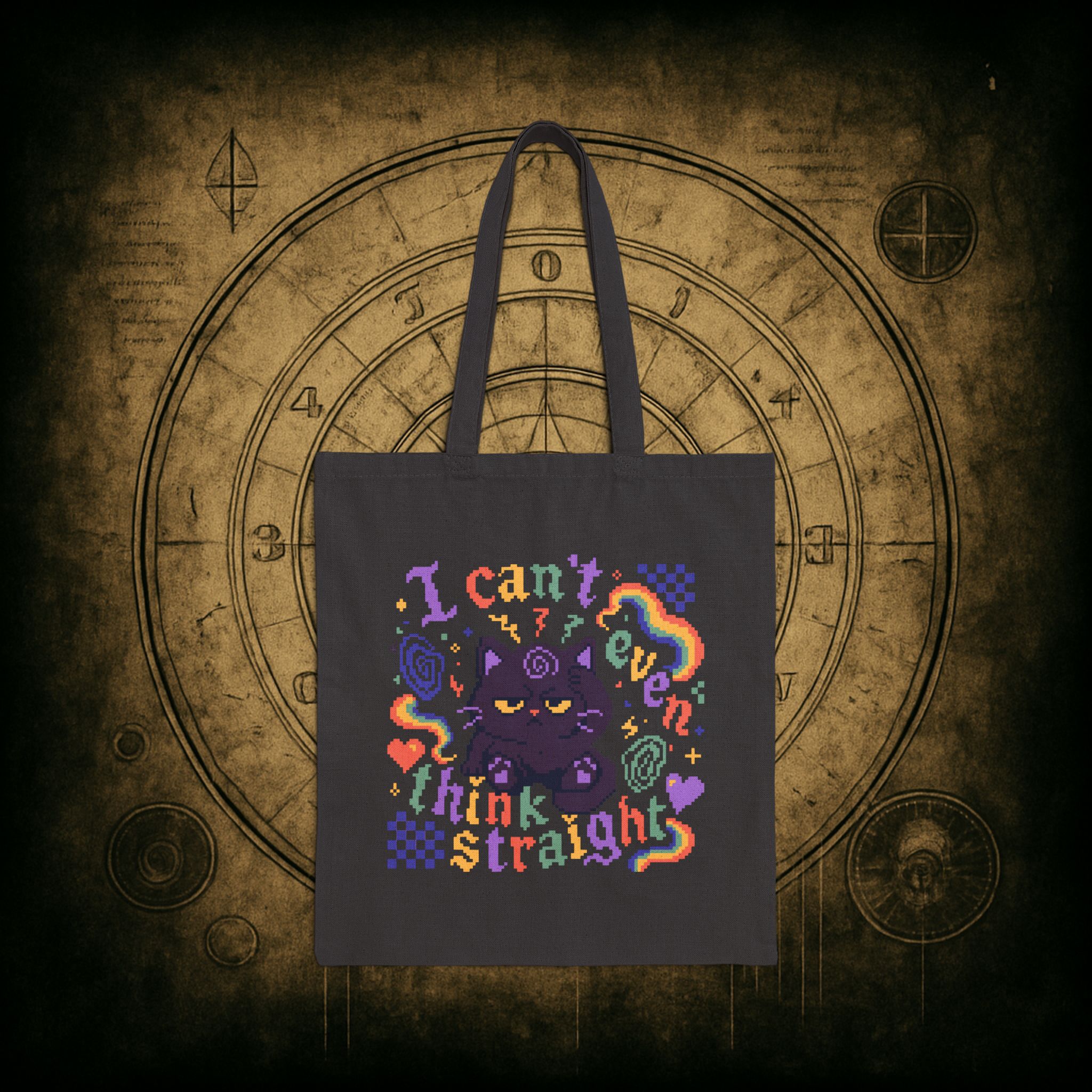 Think Straight Tote Bag