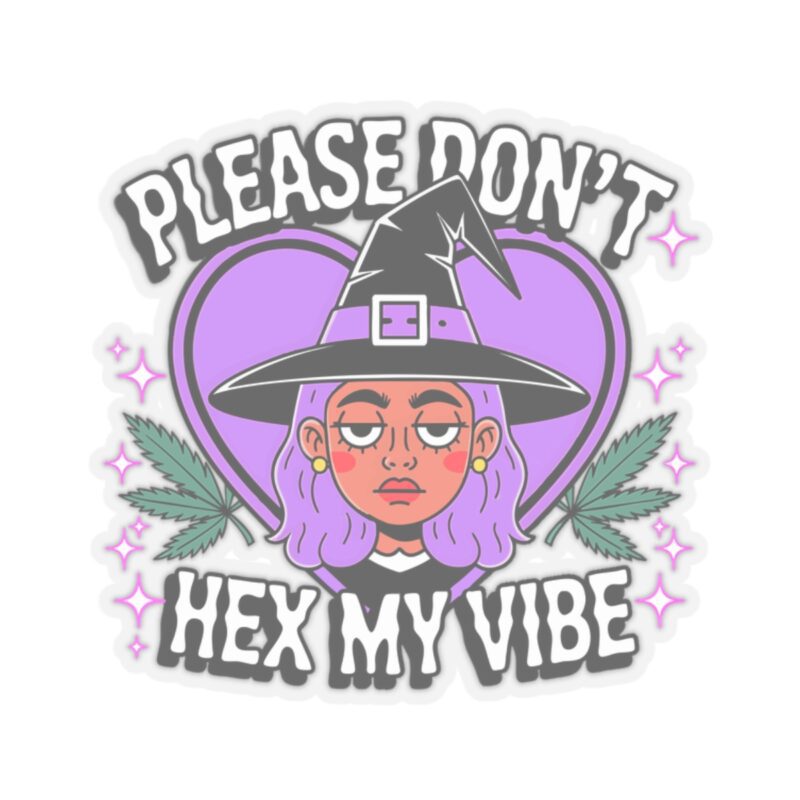 Don’t Hex My Vibe Kiss-Cut Sticker - Image 4