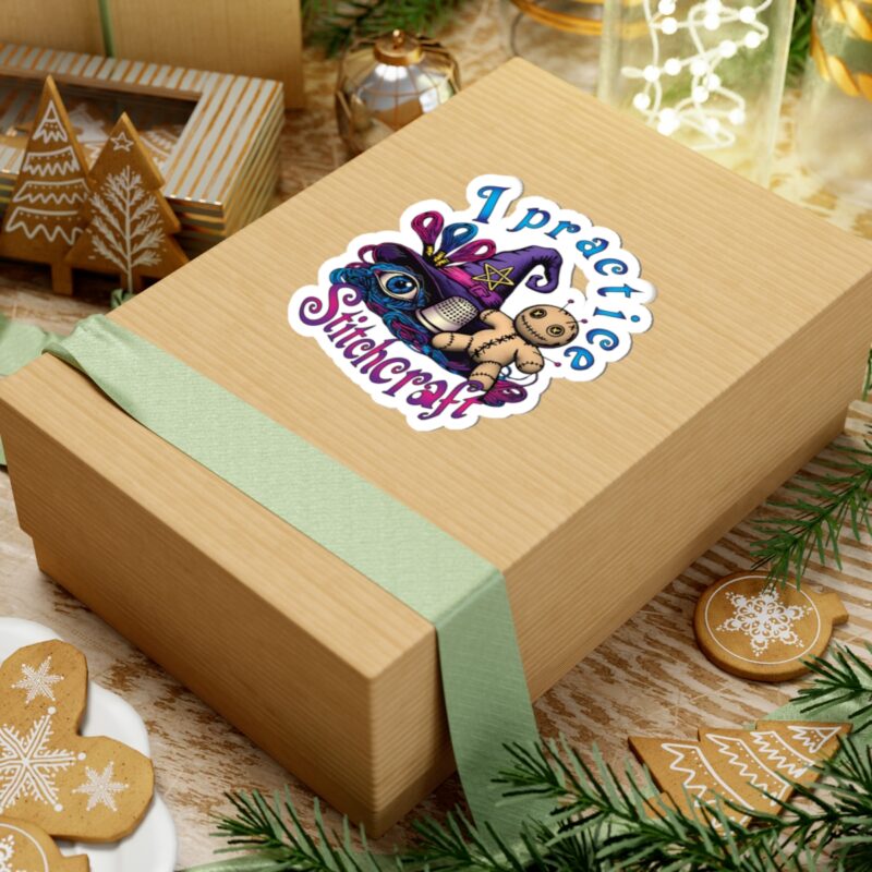 I Practice Stitchcraft Kiss-Cut Sticker - Image 3