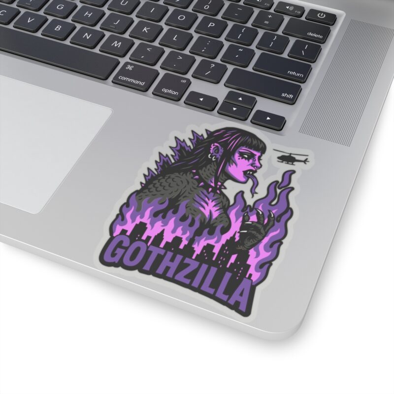 Gothzilla (Purple) Kiss-Cut Sticker - Image 17
