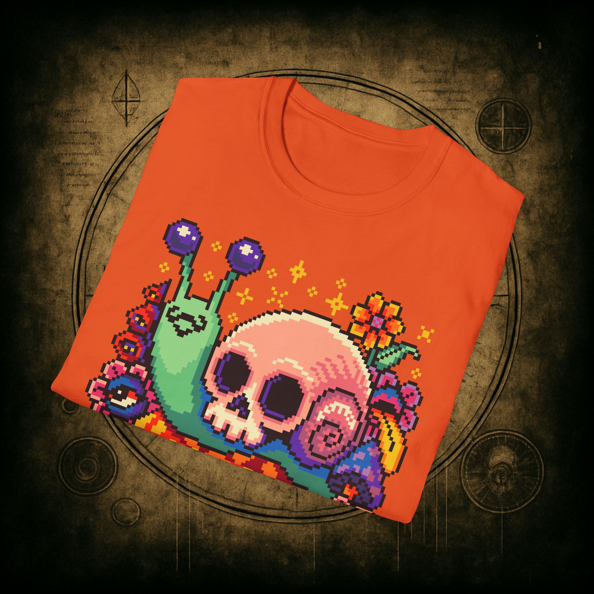 Skull Snail Unisex T-Shirt - Image 25