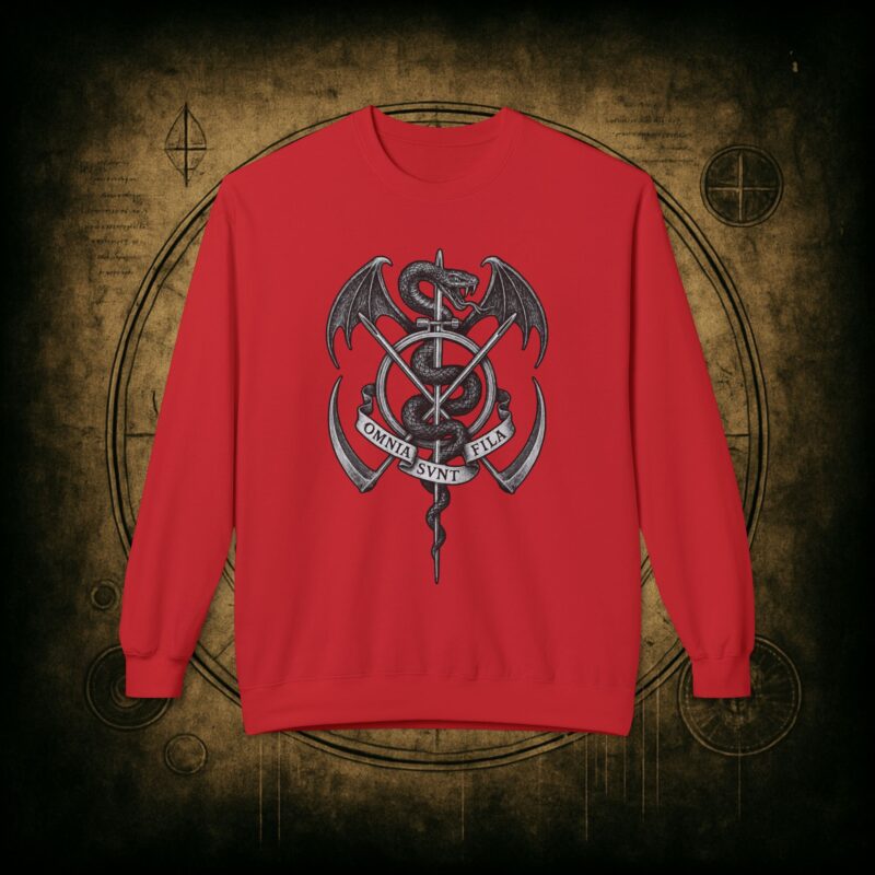 Omnia Sunt Fila Unisex Sweatshirt - Image 4