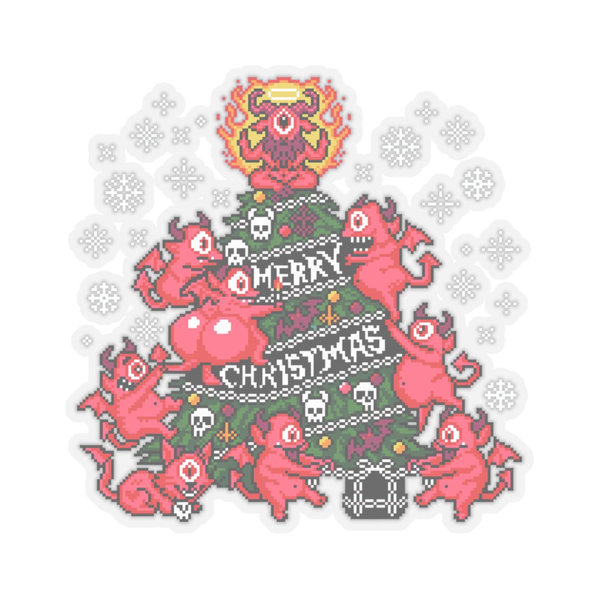 Merry Christmas Kiss-Cut Sticker - Image 19
