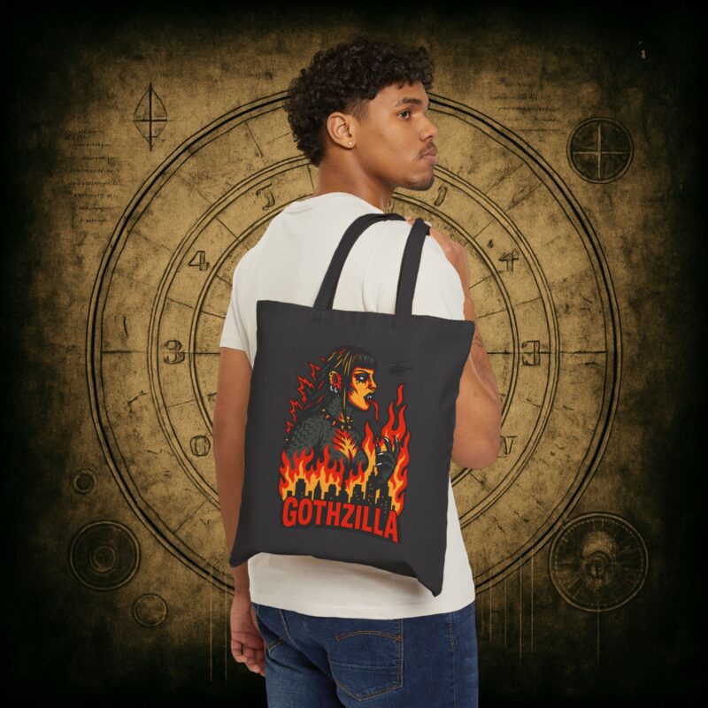 Gothzilla Tote Bag - Image 8