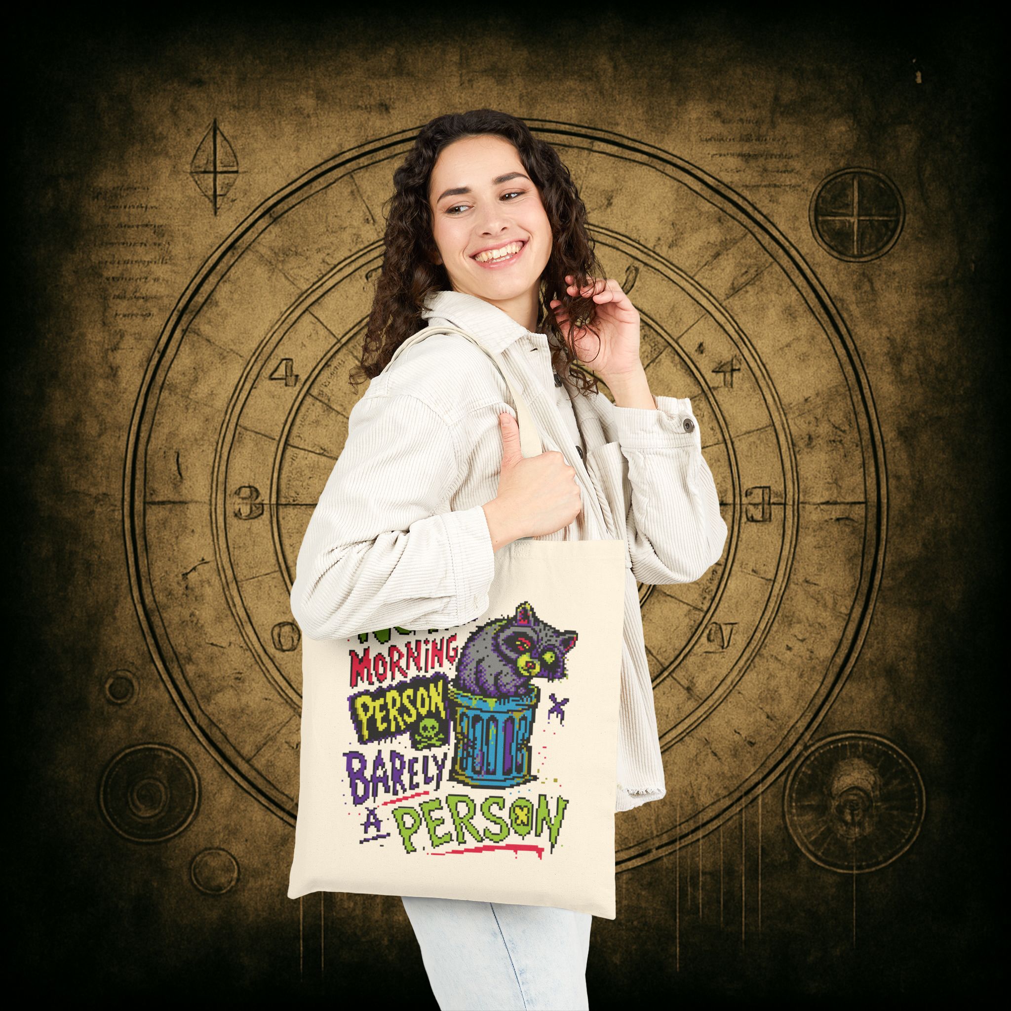 Not A Morning Person Tote Bag - Image 10