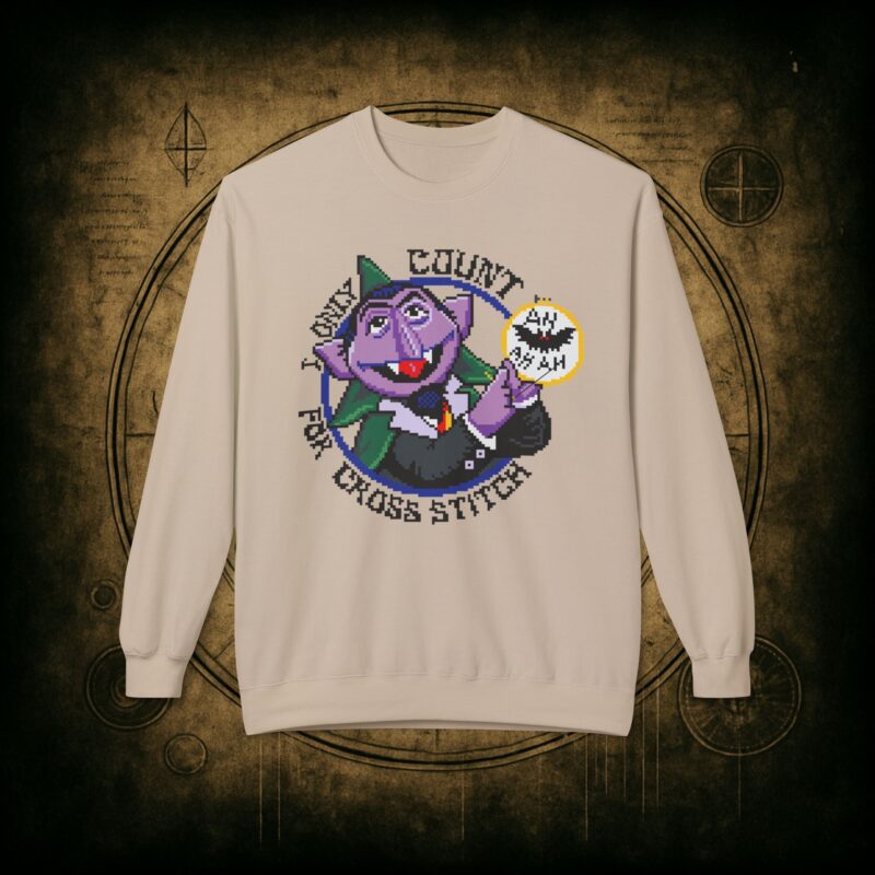 Count for Cross Stitch Unisex Sweatshirt - Image 13