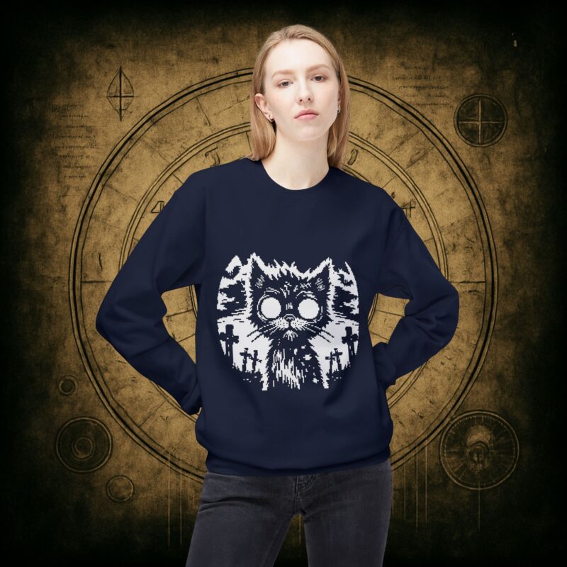 Zombie Cat Unisex Sweatshirt - Image 35