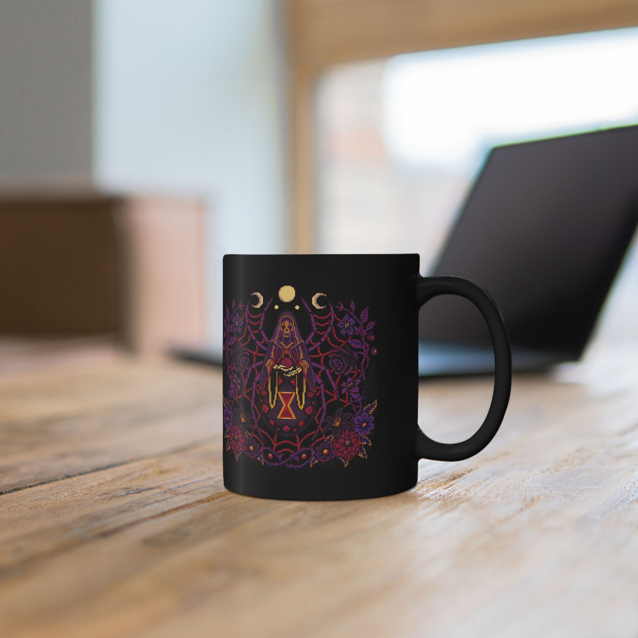 Black Widow Dusk Ceramic Mug - Image 6