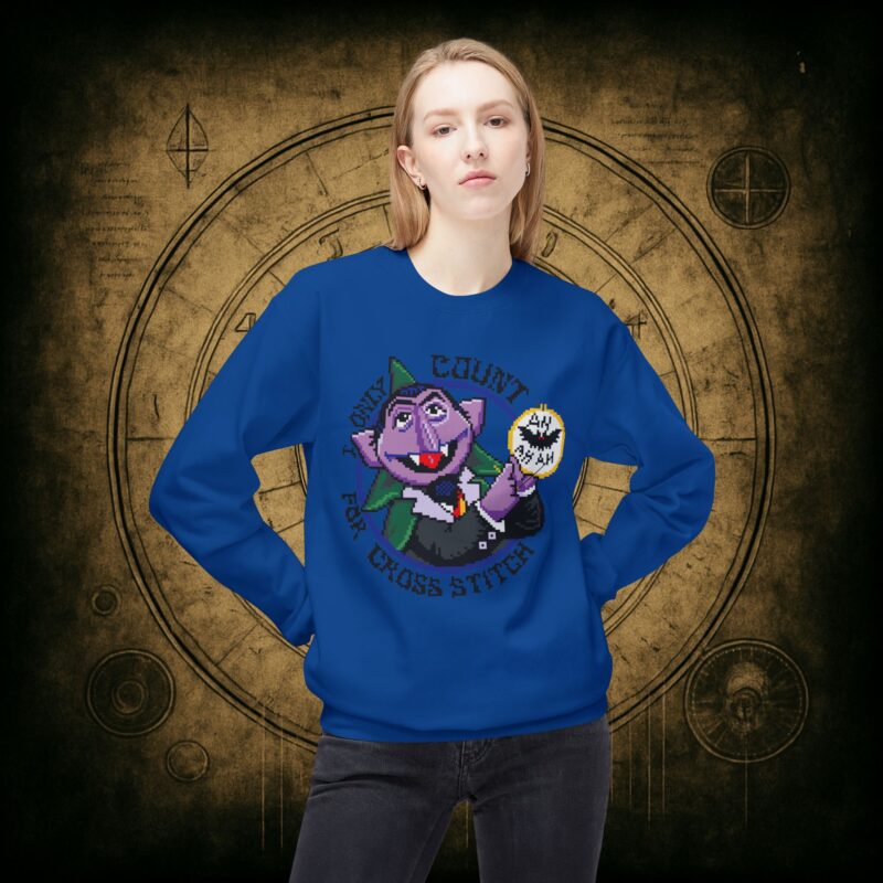 Count for Cross Stitch Unisex Sweatshirt - Image 32
