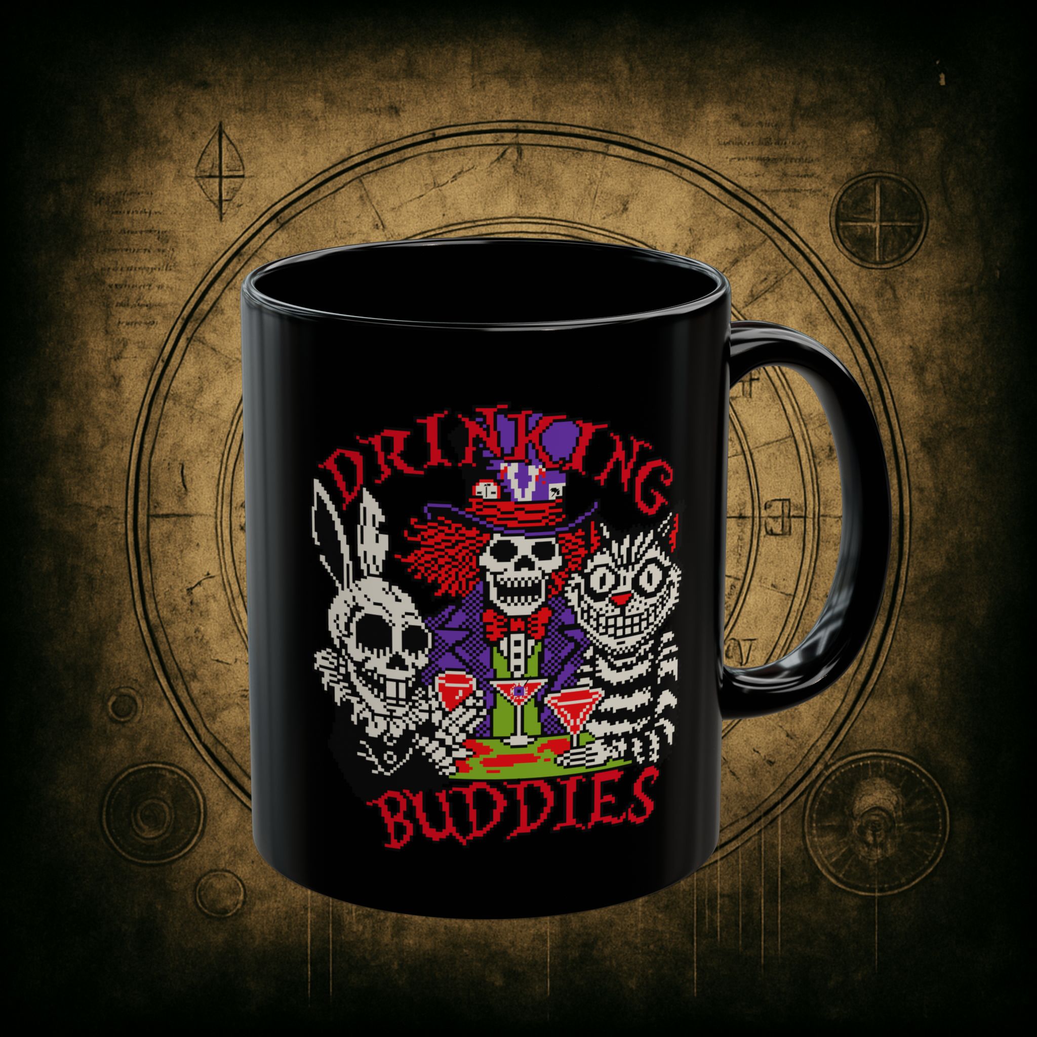 Drinking Buddies Ceramic Mug