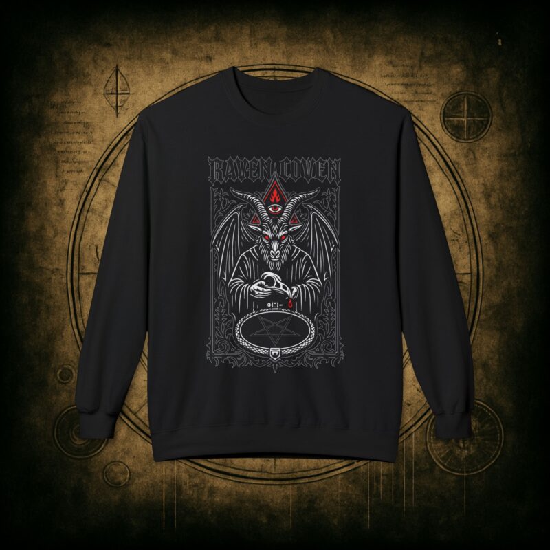 Raven Coven Initiation Unisex Sweatshirt - Image 10