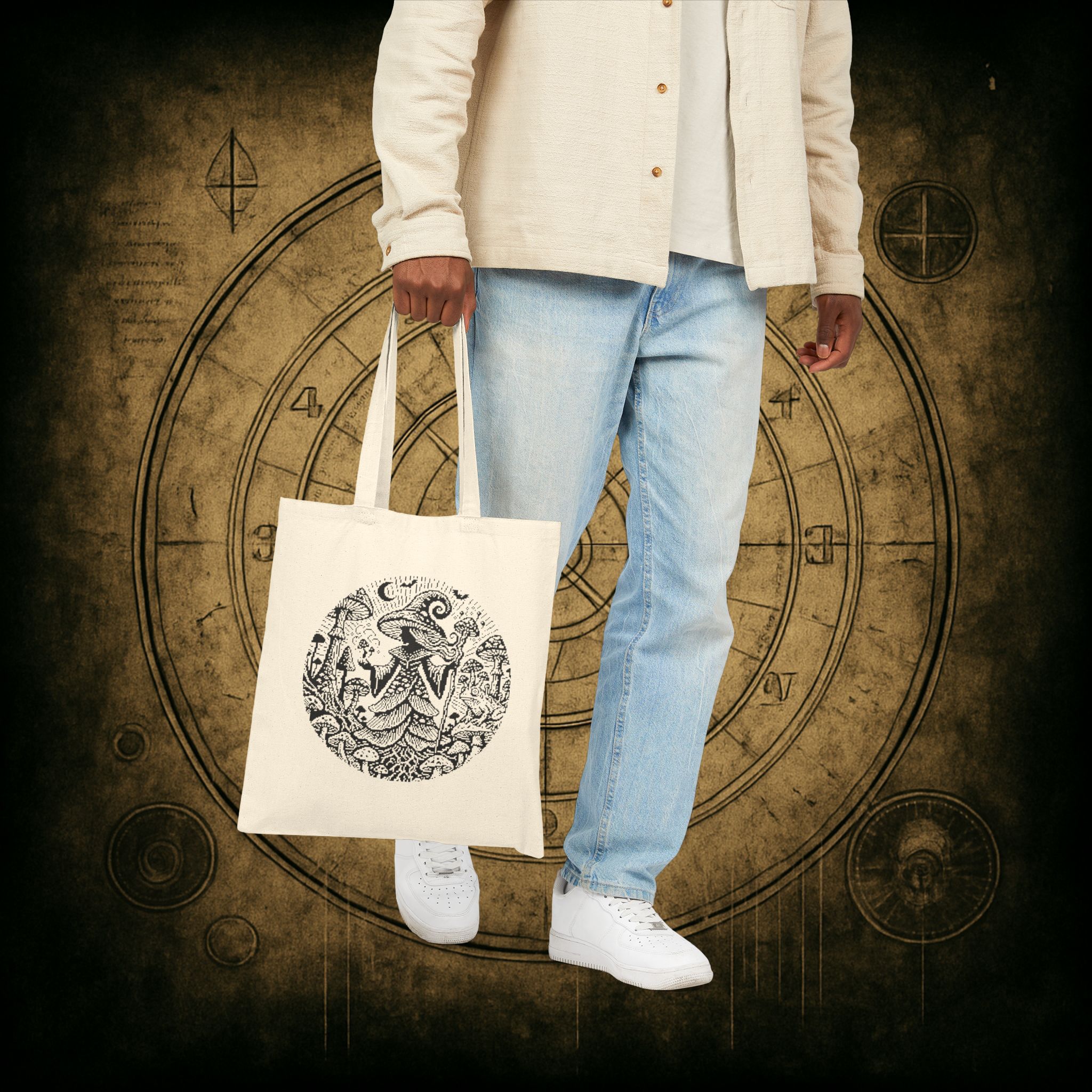 Mycelium Witch Tote Bag - Image 7