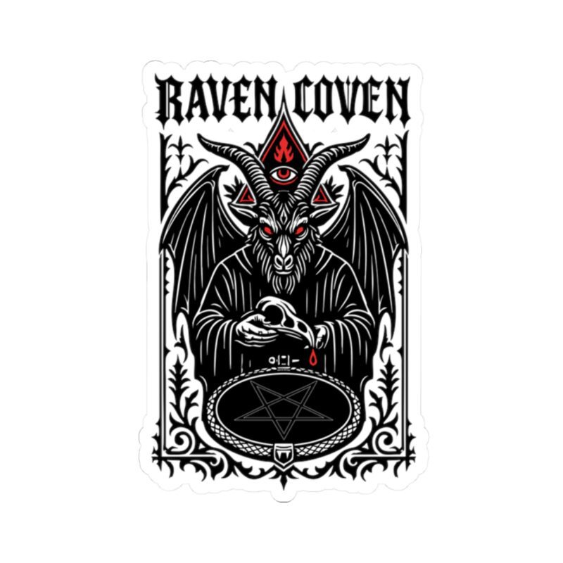 Raven Coven Initiation Kiss-Cut Sticker - Image 22