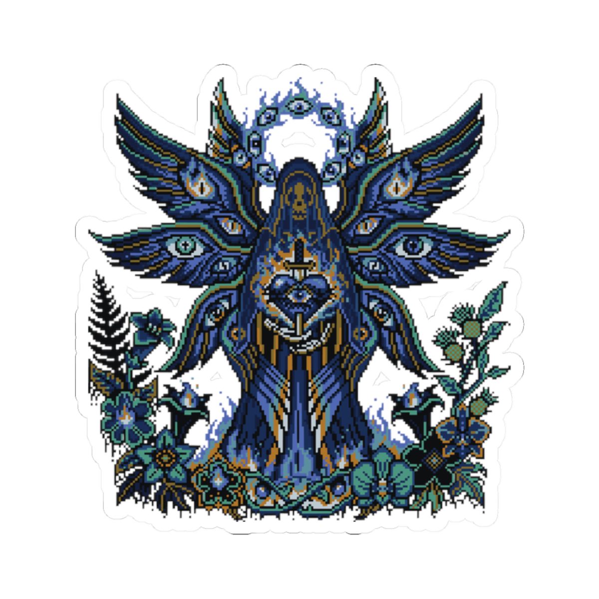 Fallen Seraphim Night Kiss-Cut Sticker - Image 7