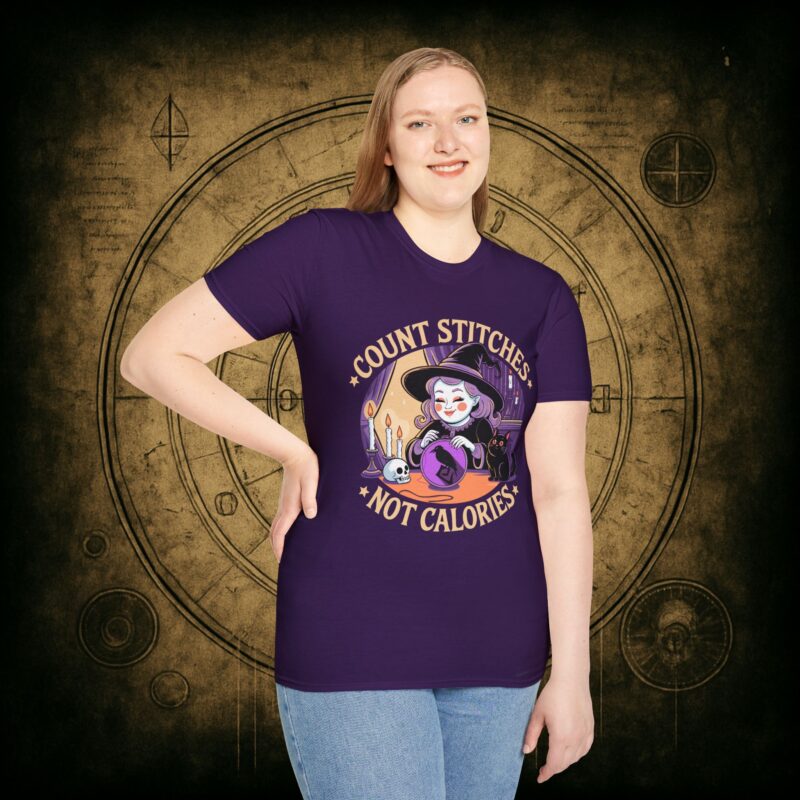 Count Stitches Unisex T-Shirt - Image 3