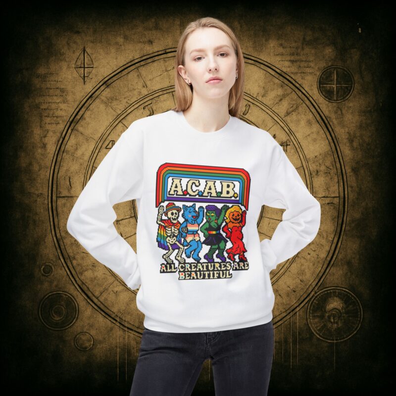 All Creatures are Beautiful Unisex Sweatshirt - Image 8