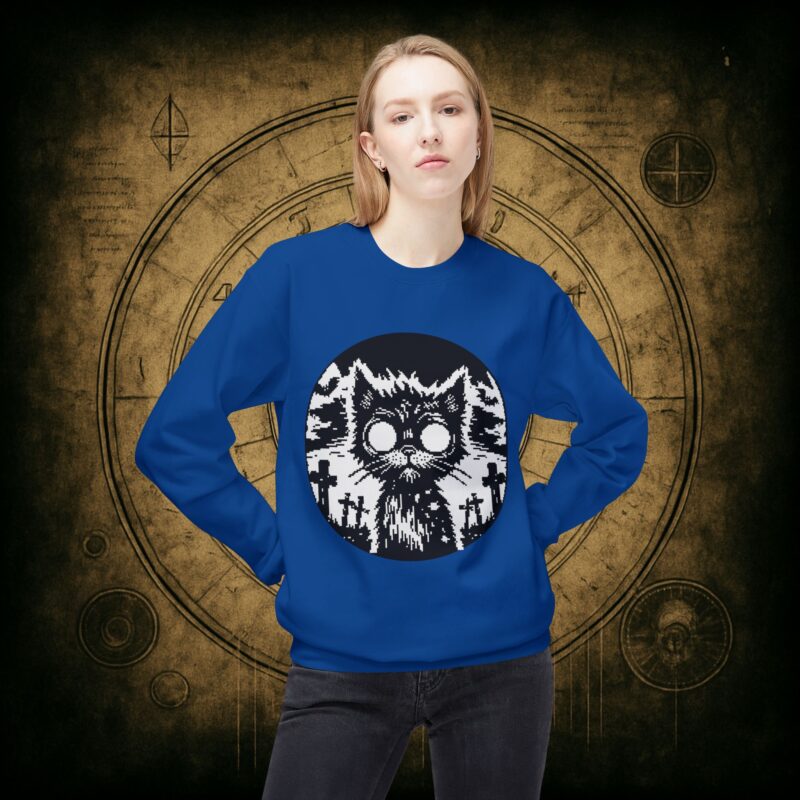 Zombie Cat Unisex Sweatshirt - Image 32