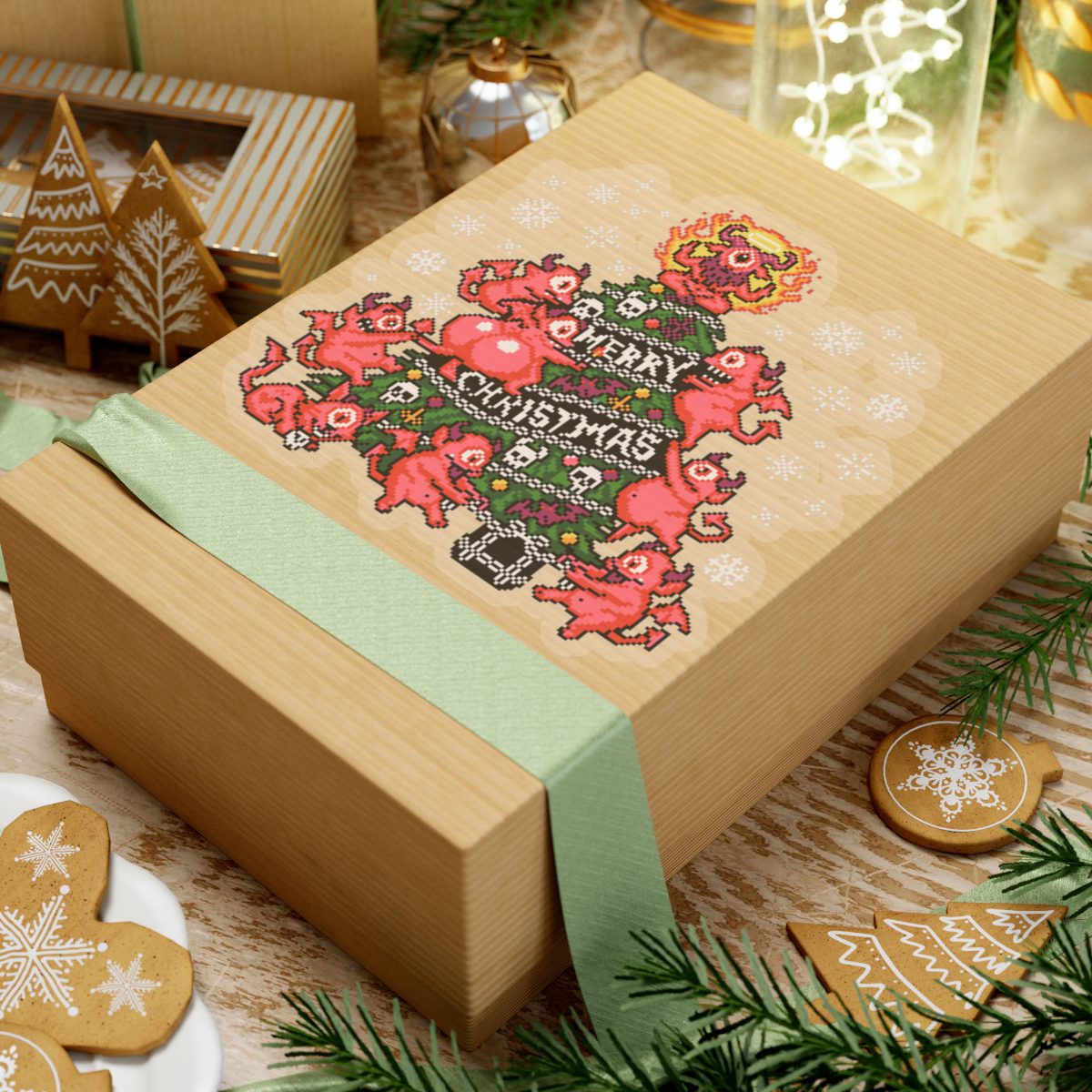 Merry Christmas Kiss-Cut Sticker - Image 21