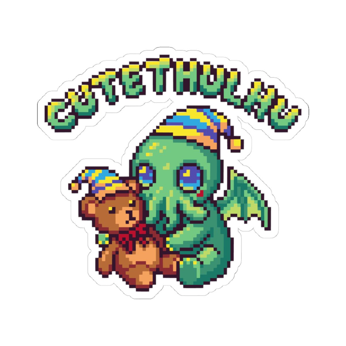 Cutethulhu Kiss-Cut Sticker