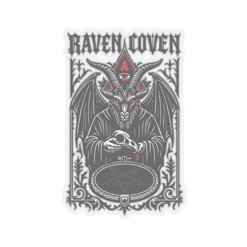 Raven Coven Initiation Kiss-Cut Sticker - Image 4