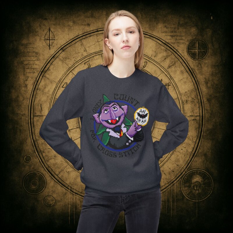 Count for Cross Stitch Unisex Sweatshirt - Image 20