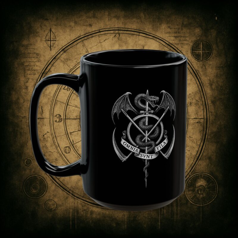 Omnia Sunt Fila Ceramic Mug - Image 8