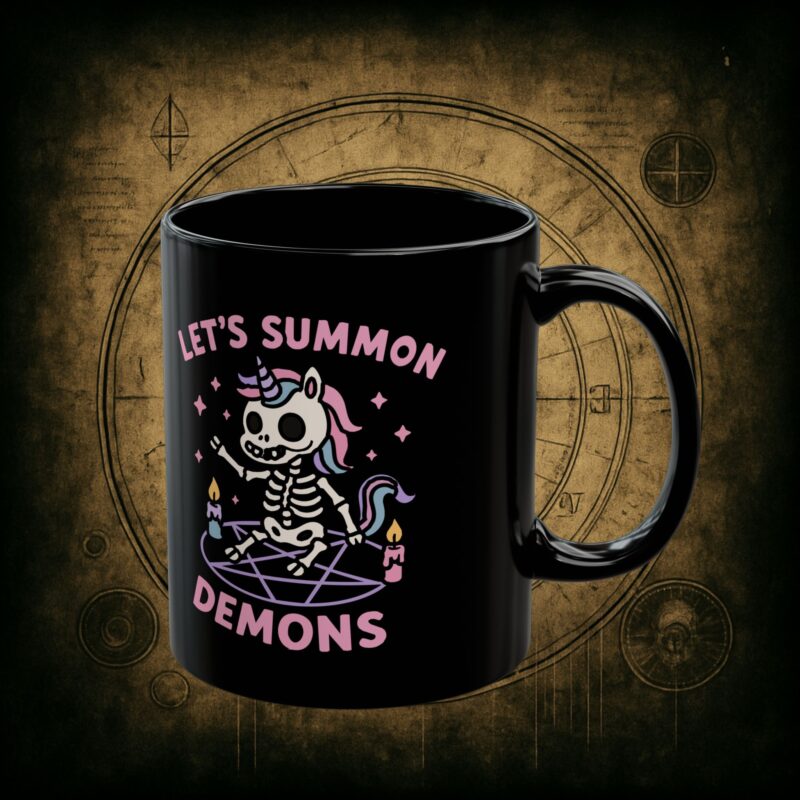 Let’s Summon Demons Ceramic Mug - Image 2