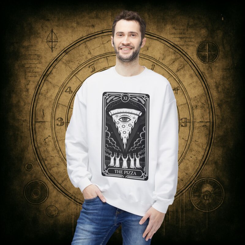 The Pizza Tarot Unisex Sweatshirt - Image 9