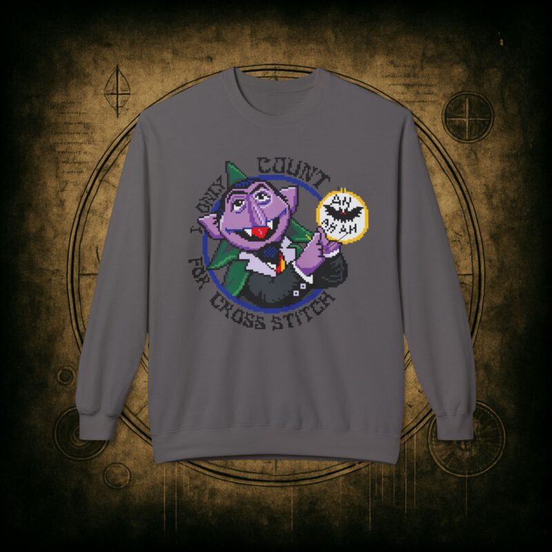 Count for Cross Stitch Unisex Sweatshirt - Image 28