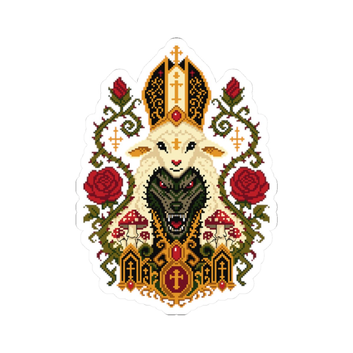 False Prophet Kiss-Cut Sticker - Image 7