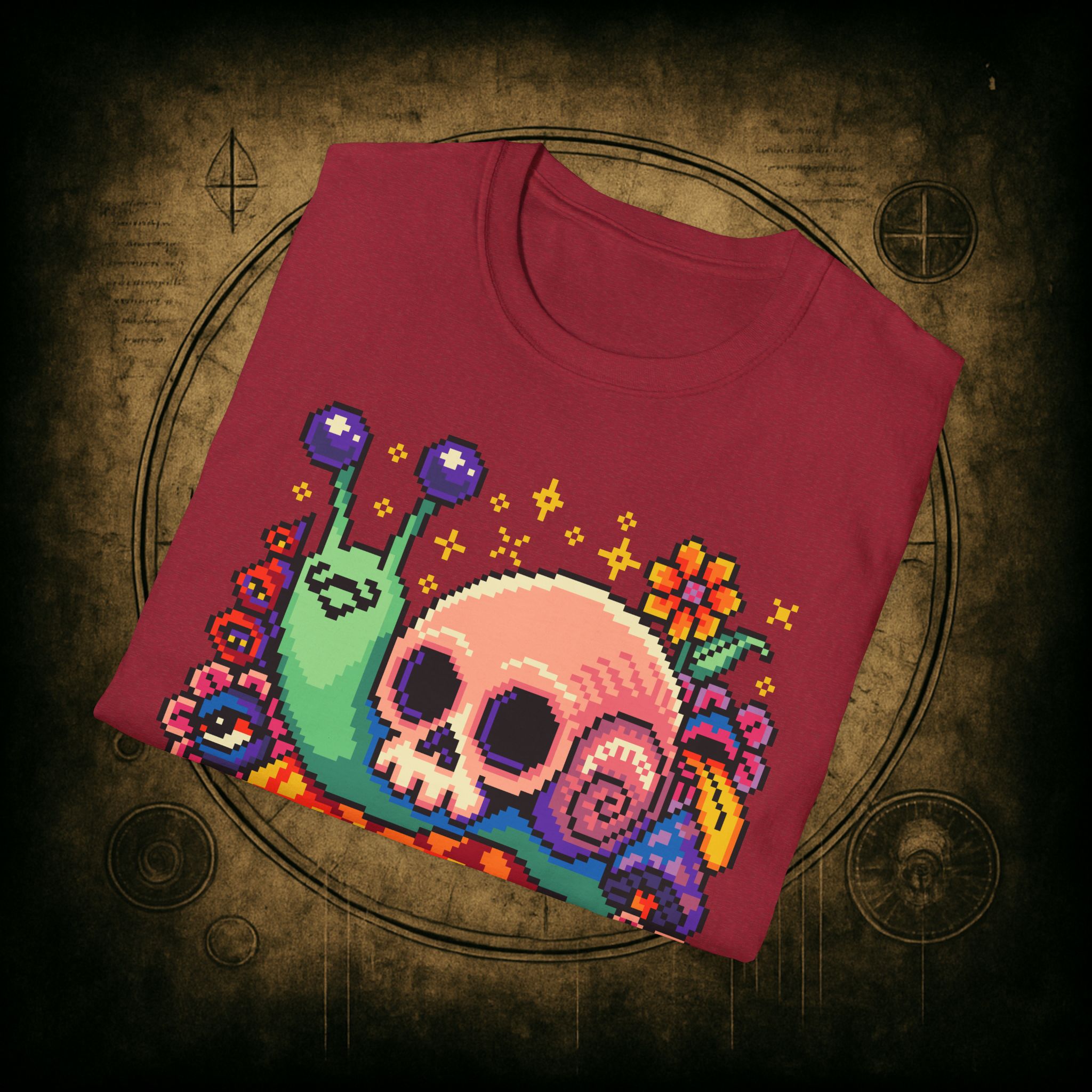 Skull Snail Unisex T-Shirt - Image 19