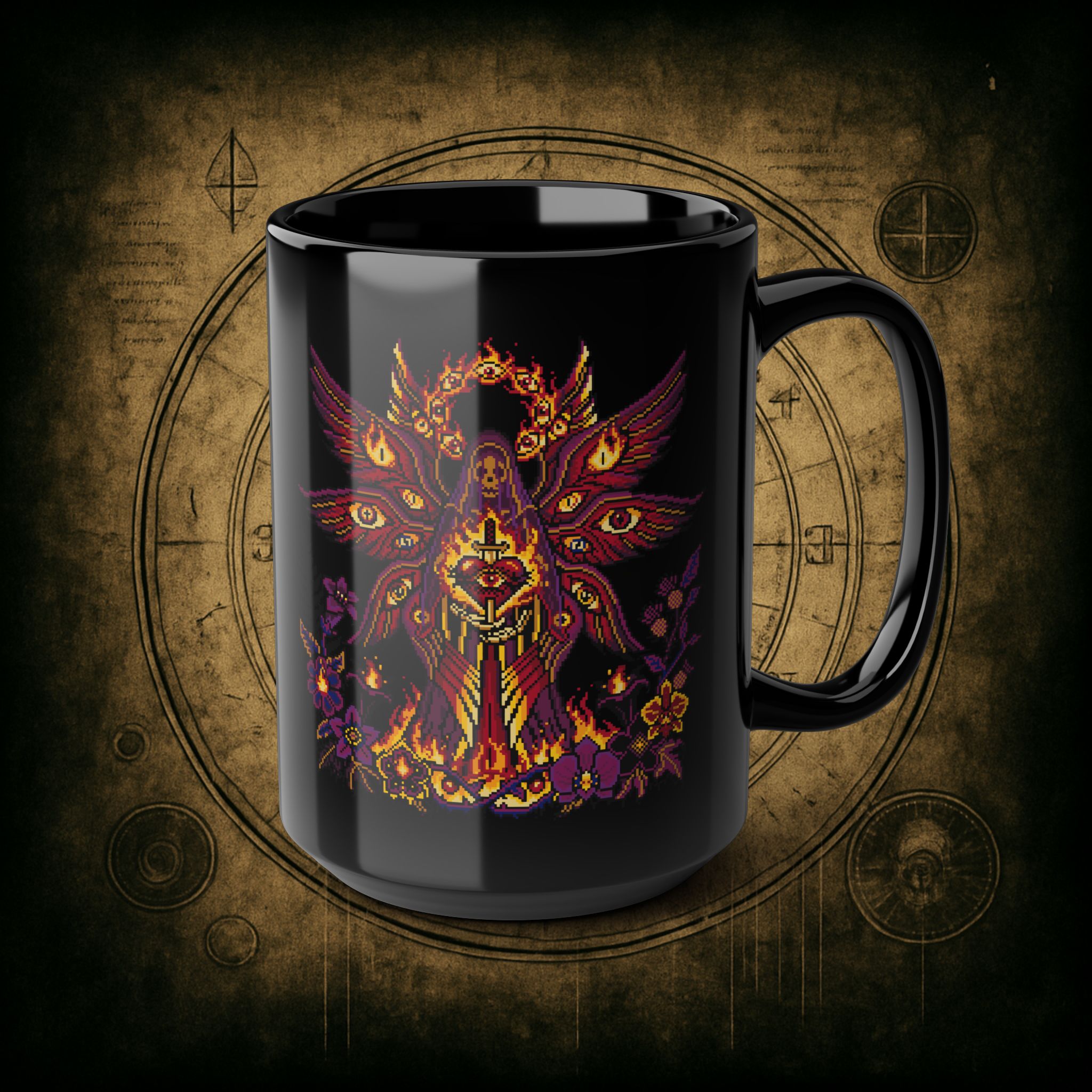 Fallen Seraphim Dusk Ceramic Mug - Image 10