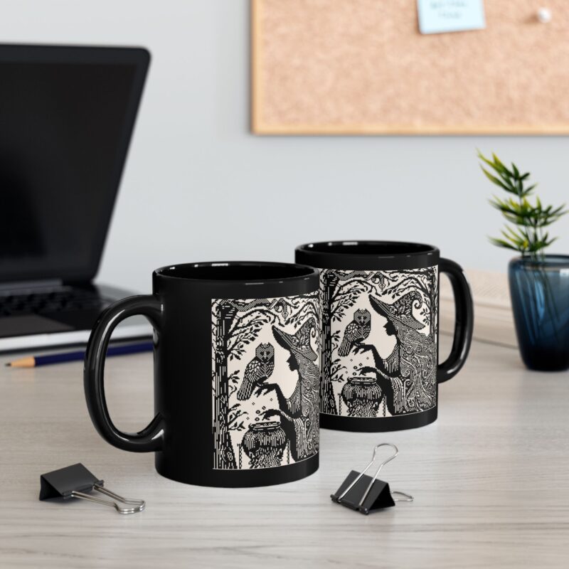 Wood Witch 2 Ceramic Mug - Image 5
