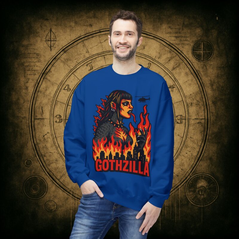 Gothzilla Unisex Sweatshirt - Image 33