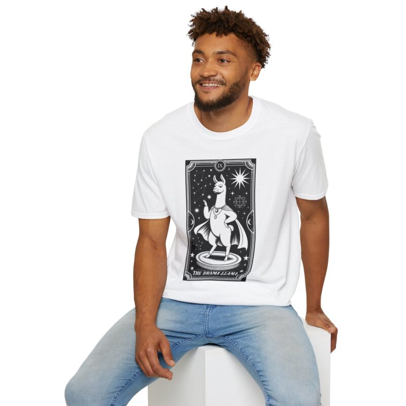The Drama Llama Tarot Unisex T-Shirt - Image 16