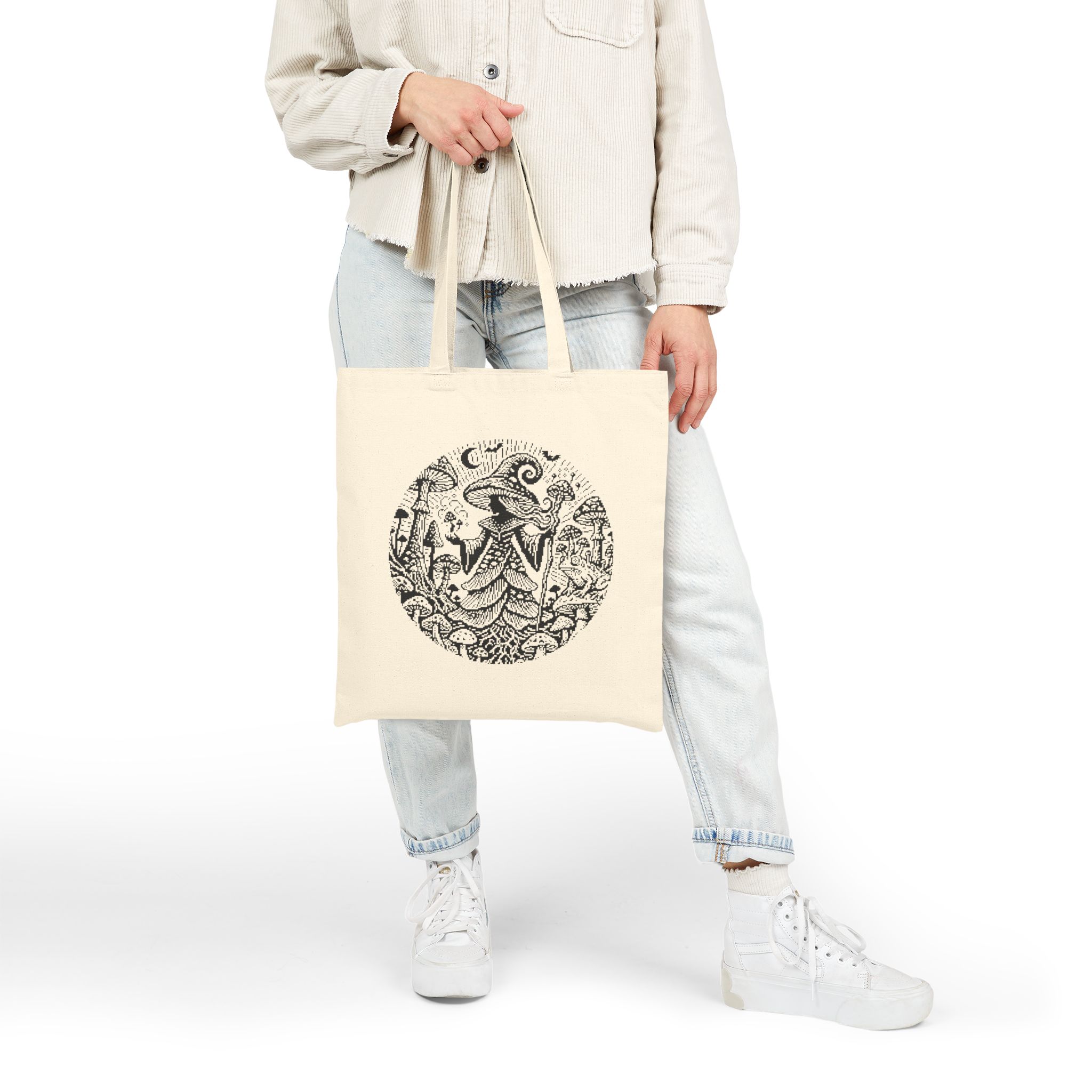 Mycelium Witch Tote Bag - Image 4