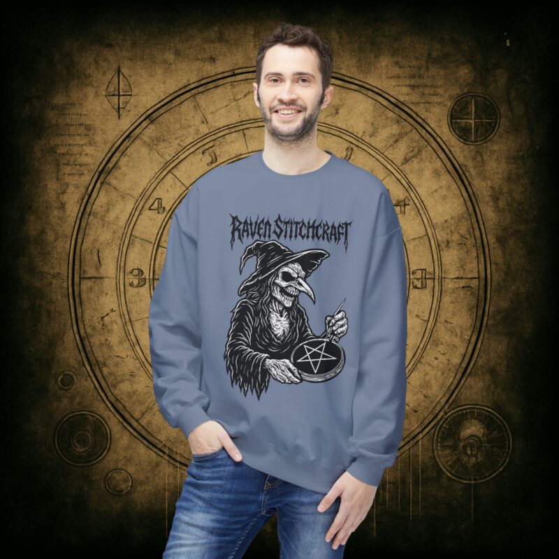 Raven Stitcher Unisex Sweatshirt - Image 27