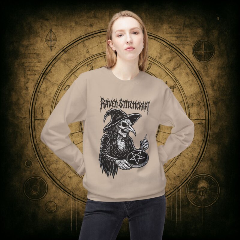 Raven Stitcher Unisex Sweatshirt - Image 14