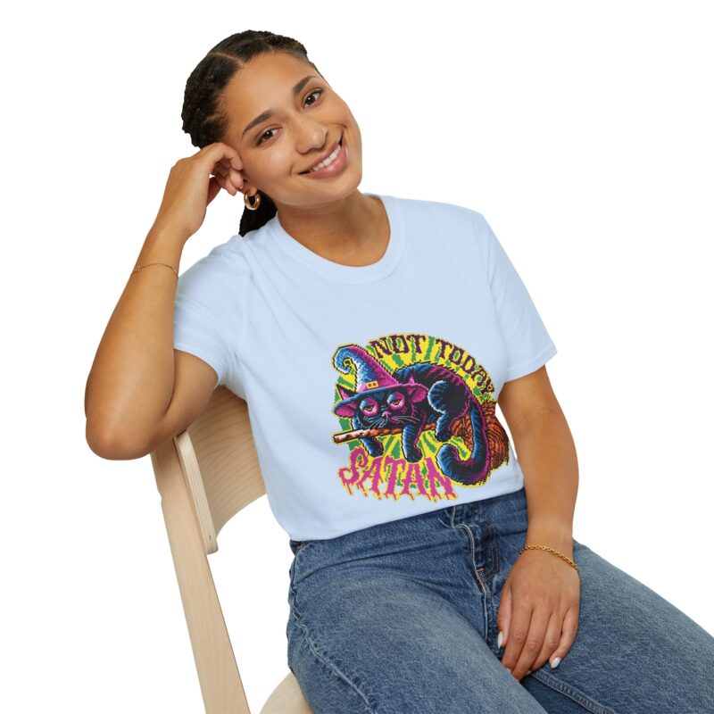 Not Today Satan Cat Unisex T-Shirt - Image 51