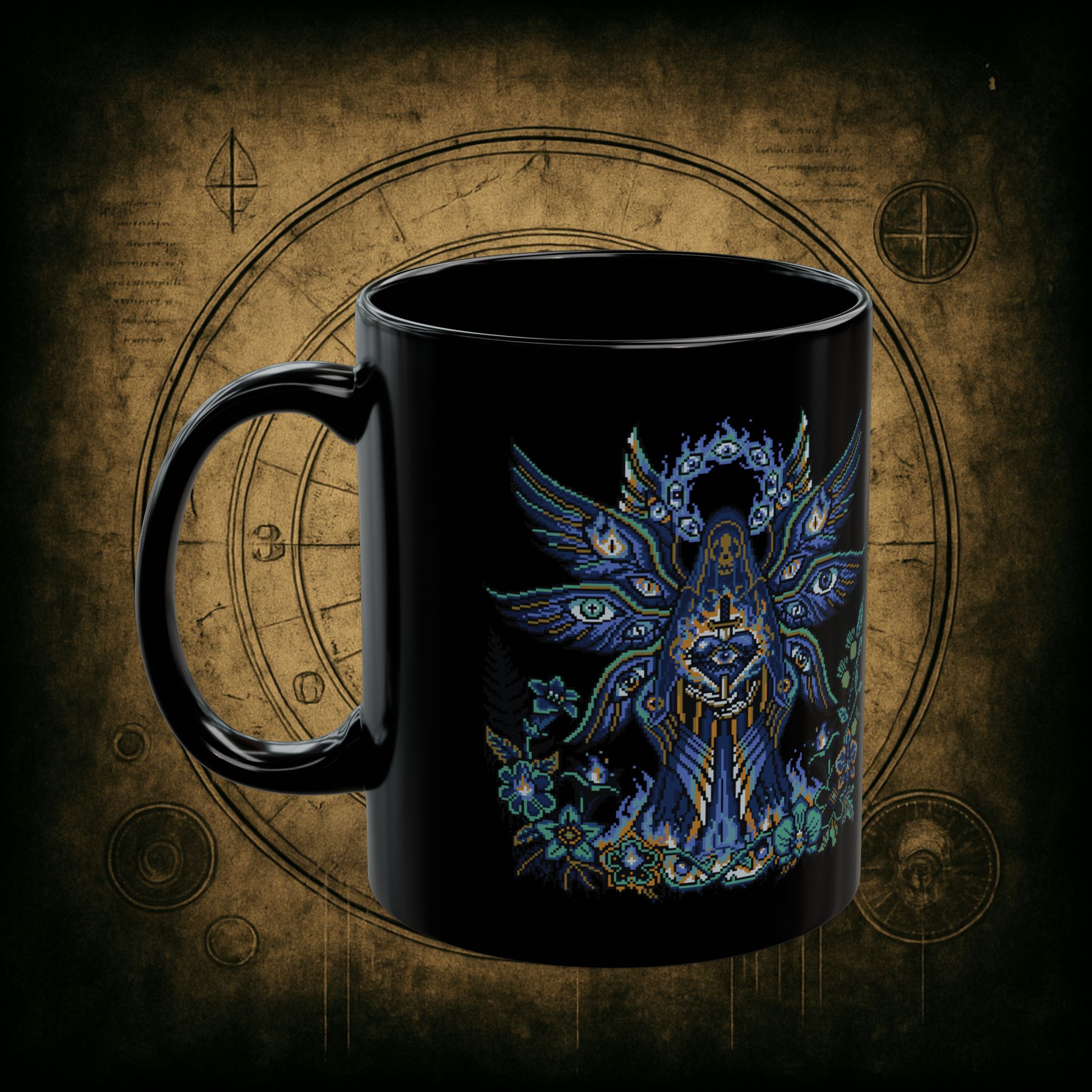 Fallen Seraphim Night Ceramic Mug - Image 3