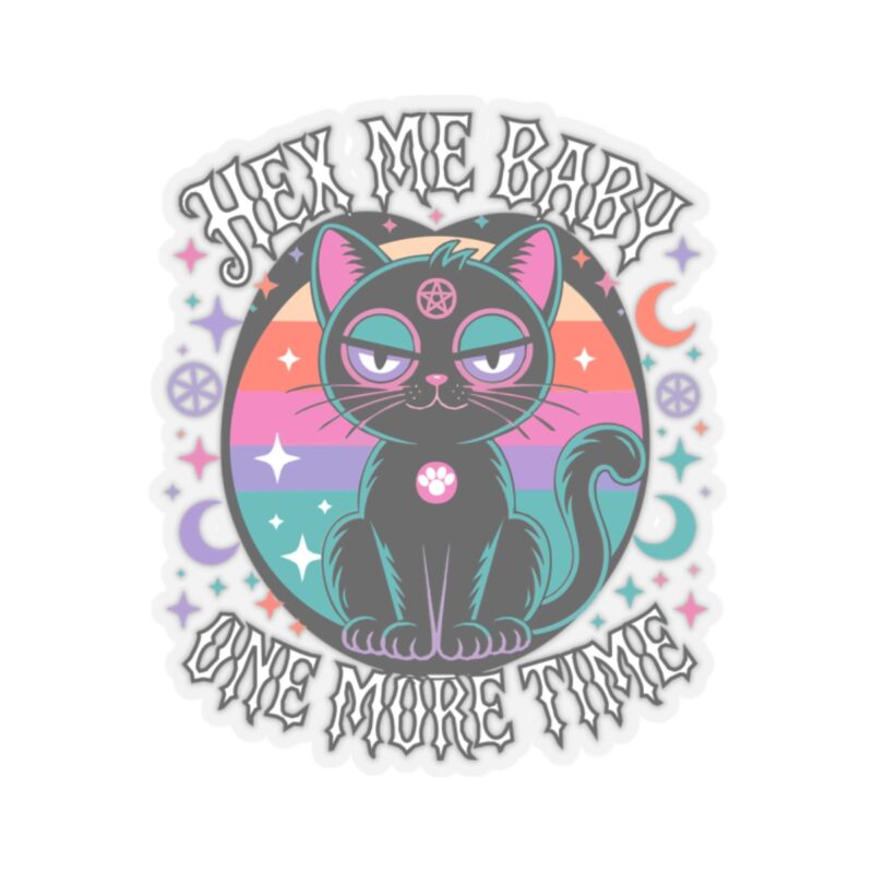 Hex Me Baby One More Time Kiss-Cut Sticker - Image 4