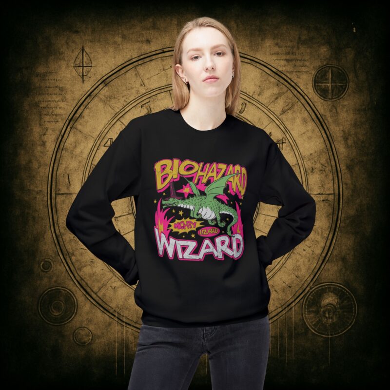 Biohazard Wizard Unisex Sweatshirt - Image 2