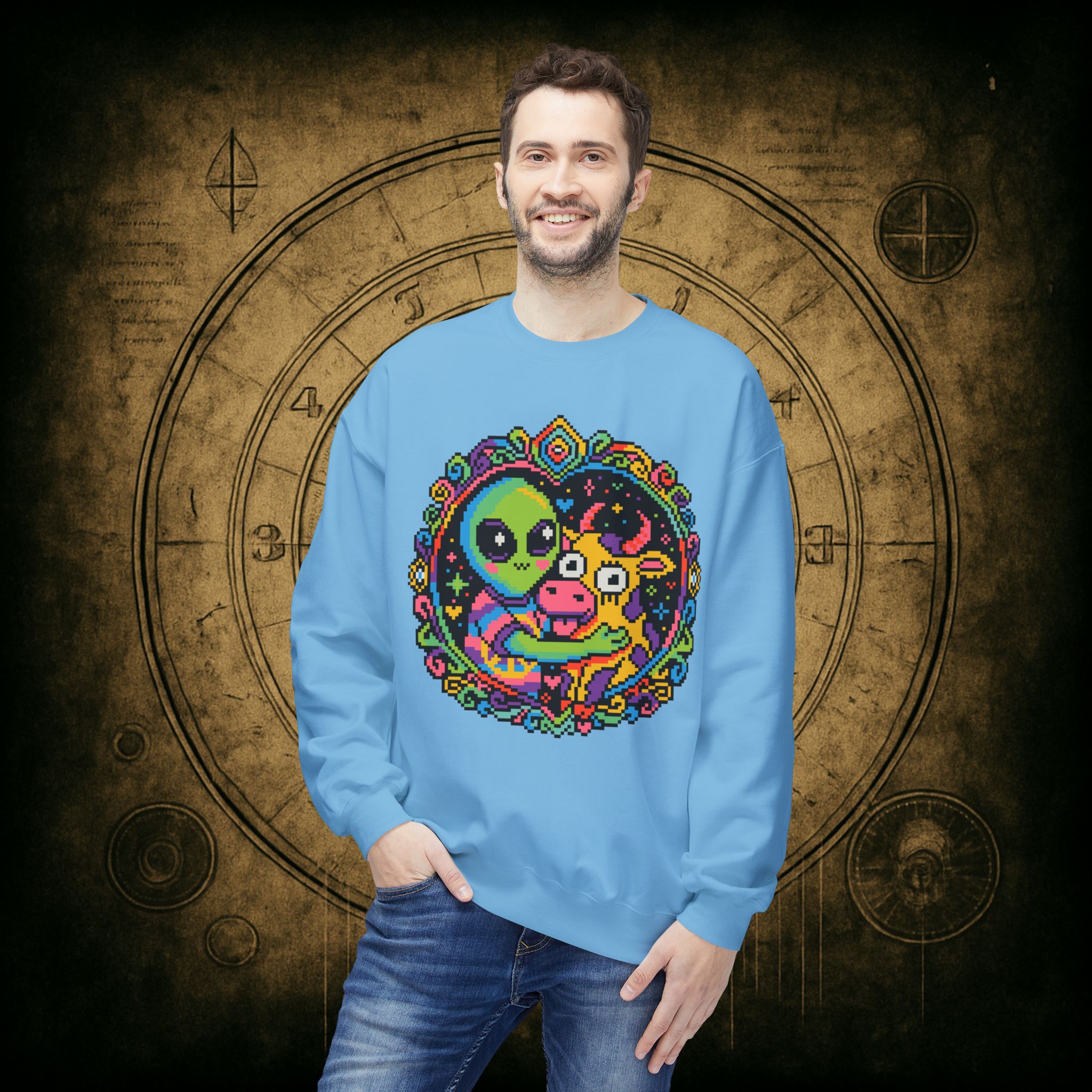 Space Cow Sweatshirt - Image 31